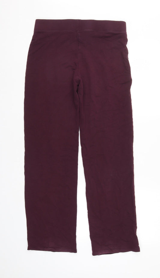 Womens UK Size 12 M&S Regular Fit Jegging Purple Trousers