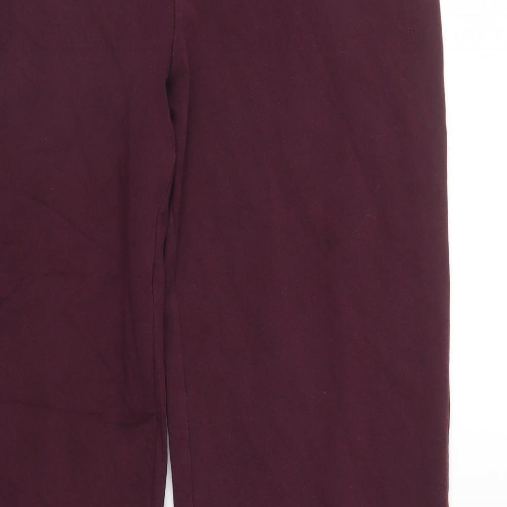 Womens UK Size 12 M&S Regular Fit Jegging Purple Trousers