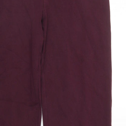 Womens UK Size 12 M&S Regular Fit Jegging Purple Trousers