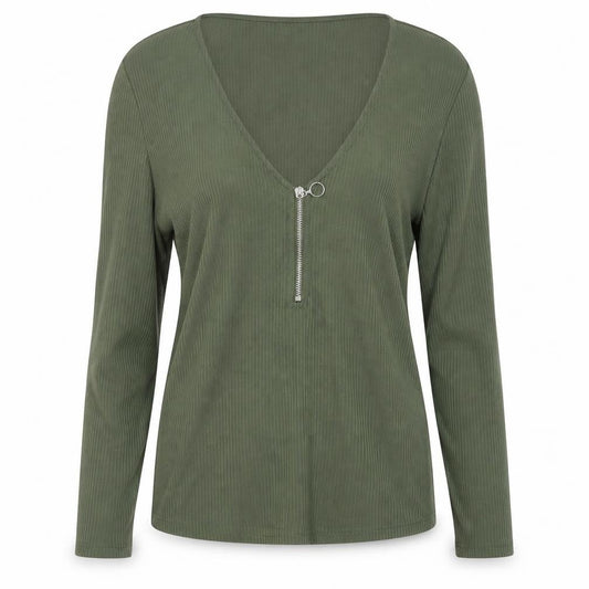 Womens UK Size M Divided by H&M Green Basic T-Shirt