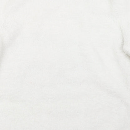 Avenue Womens White Geometric  Top Pyjama Top Size 12