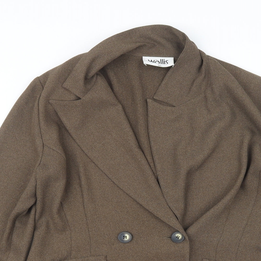 Womens UK Size 16 Wallis Brown Jacket