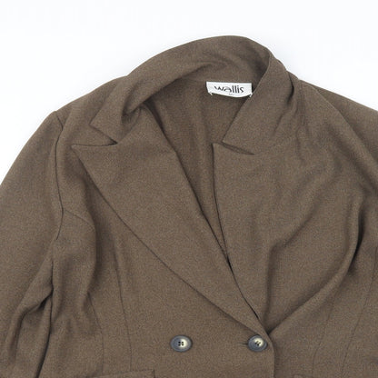 Womens UK Size 16 Wallis Brown Jacket