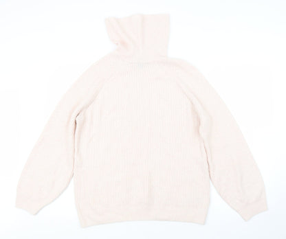 Womens UK Size 10 Topshop Pink Pullover Jumper