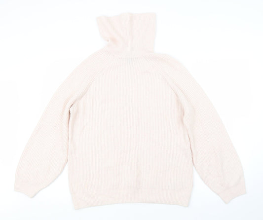 Womens UK Size 10 Topshop Pink Pullover Jumper
