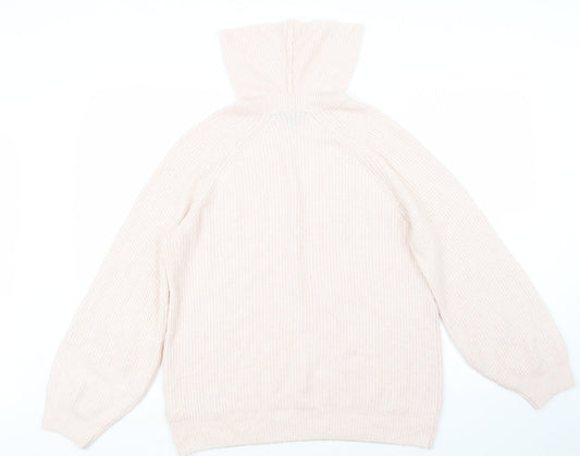 Womens UK Size 10 Topshop Pink Pullover Jumper