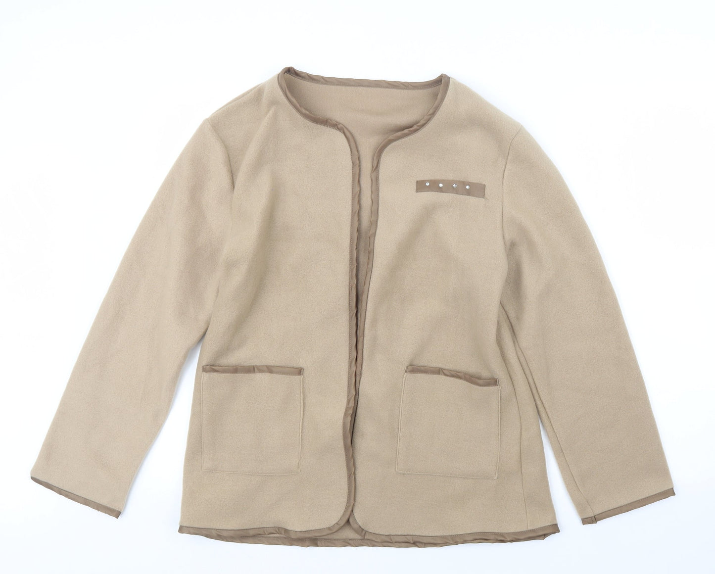 Womens UK Size S Preworn Beige Jacket