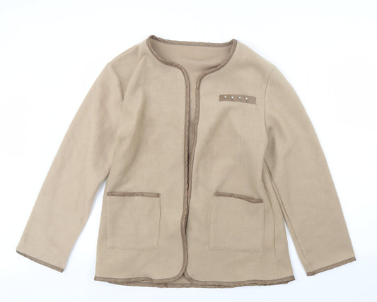 Womens UK Size S Preworn Beige Jacket