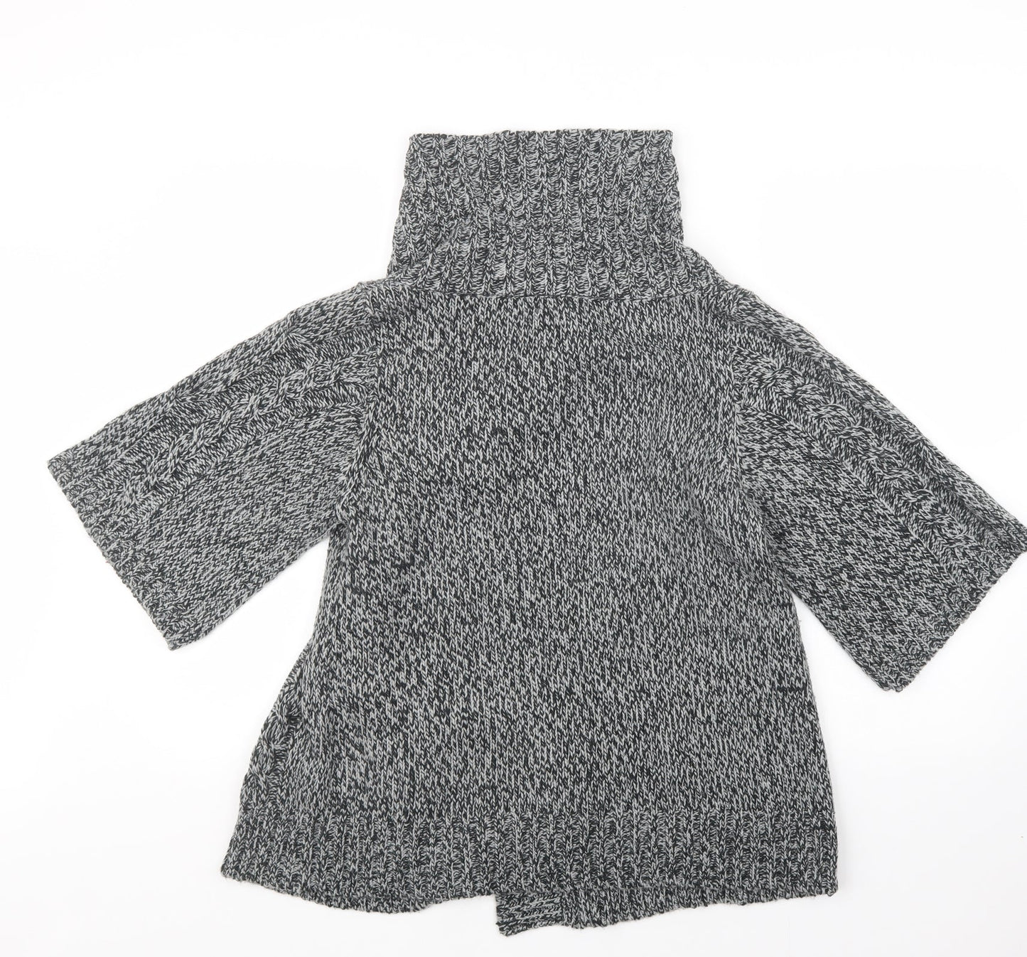 Love Knitwear Womens Grey  Knit Cardigan Jumper Size M