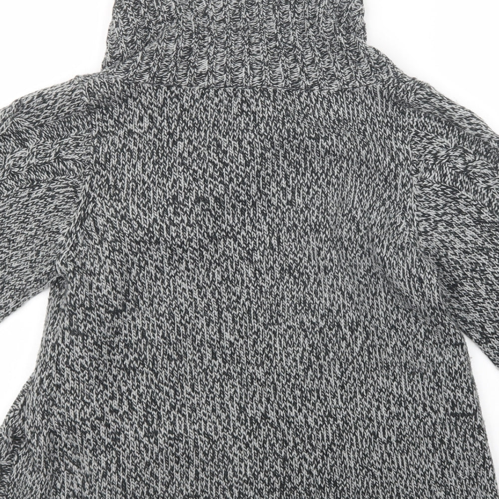 Love Knitwear Womens Grey  Knit Cardigan Jumper Size M