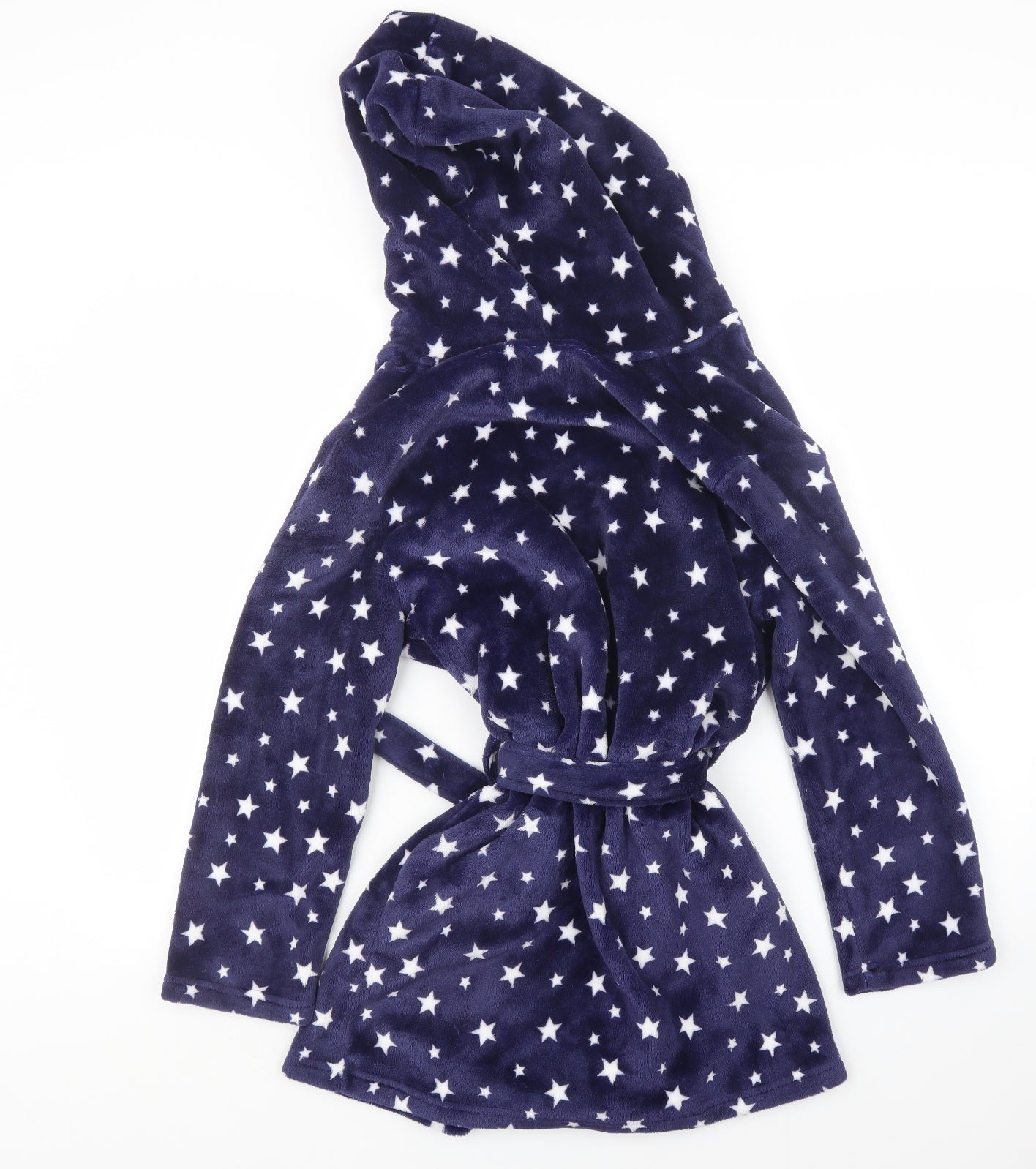 New Look Girls Blue Geometric  Top Robe Size S
