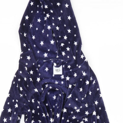 New Look Girls Blue Geometric  Top Robe Size S