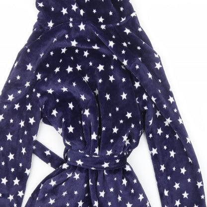 New Look Girls Blue Geometric  Top Robe Size S
