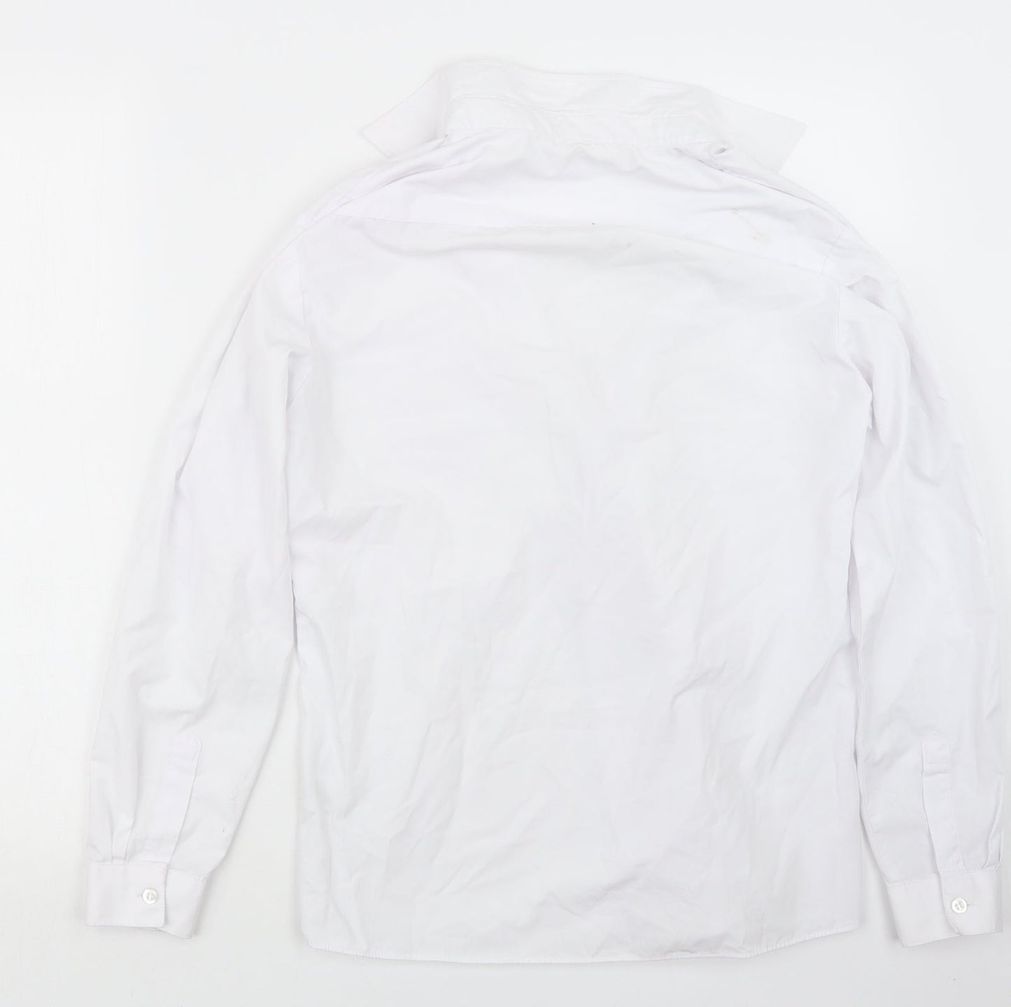 George Boys White   Basic Button-Up Size 13-14 Years