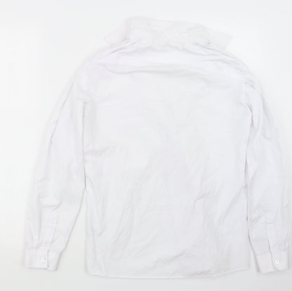George Boys White   Basic Button-Up Size 13-14 Years
