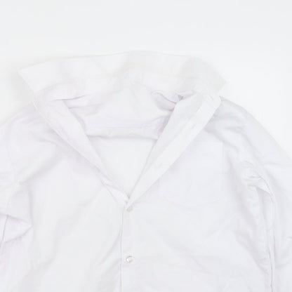 George Boys White   Basic Button-Up Size 13-14 Years