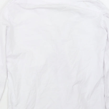 George Boys White   Basic Button-Up Size 13-14 Years