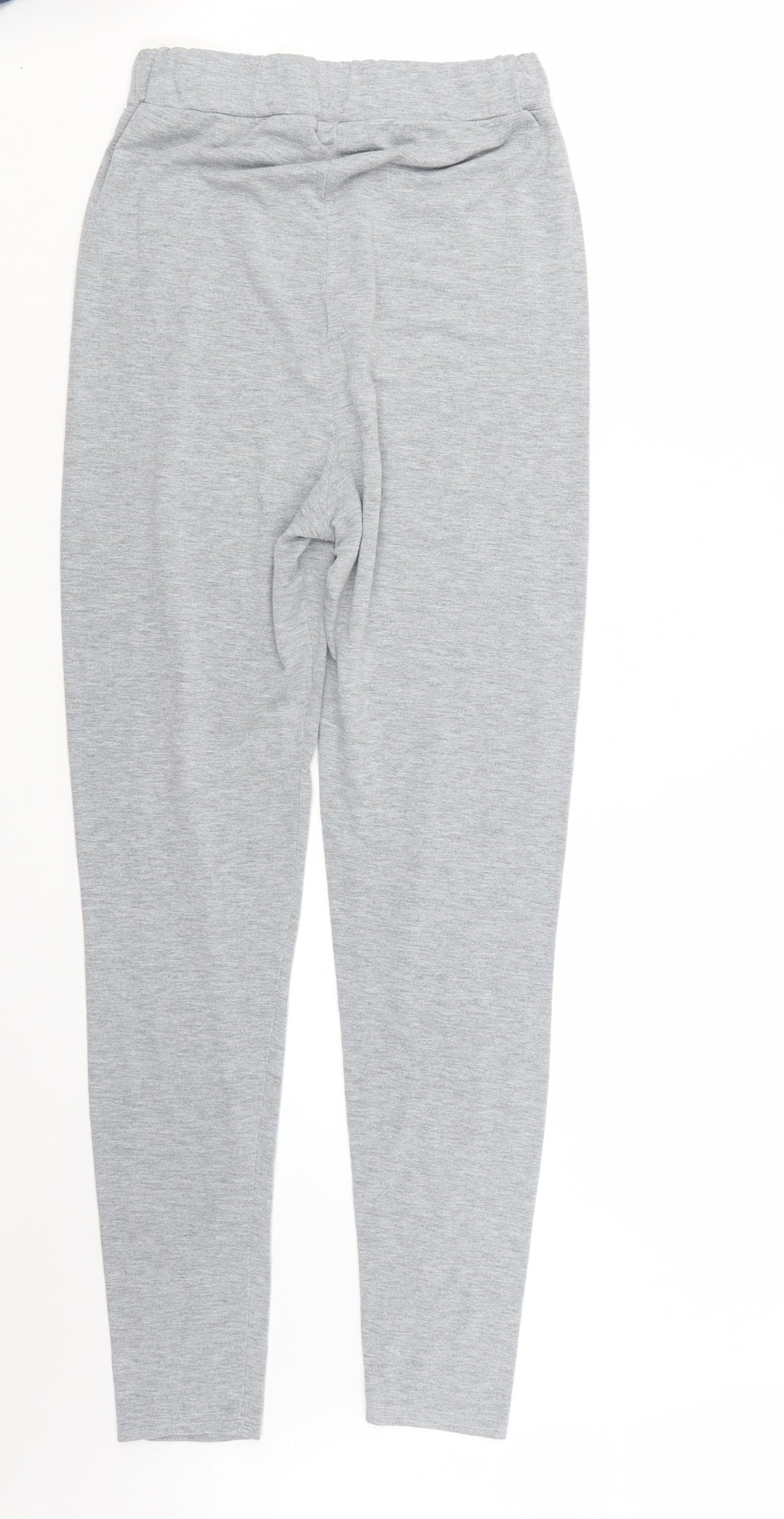 Womens UK Size 10 Boohoo Regular Fit  Grey Trousers