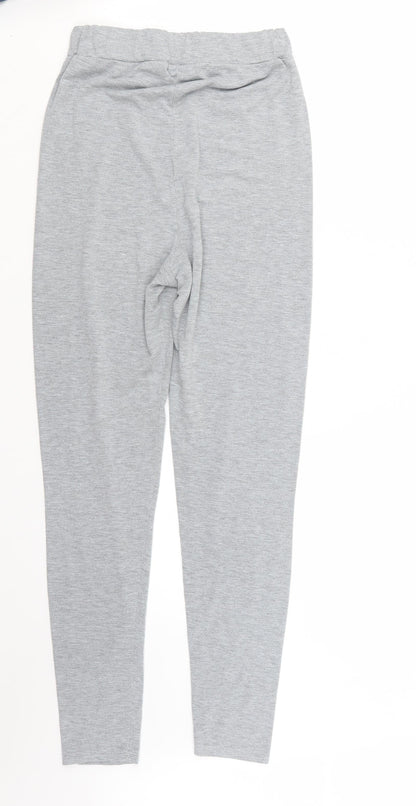 Womens UK Size 10 Boohoo Regular Fit  Grey Trousers