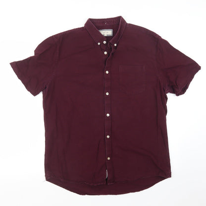 River Island Mens Purple    Button-Up Size L