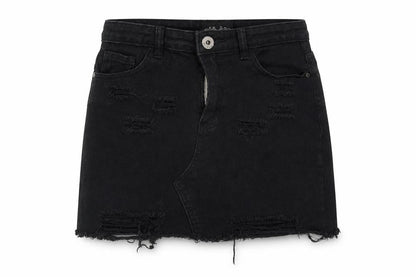 Womens UK Size 8 Denim Club Straight & Pencil Denim Skirt