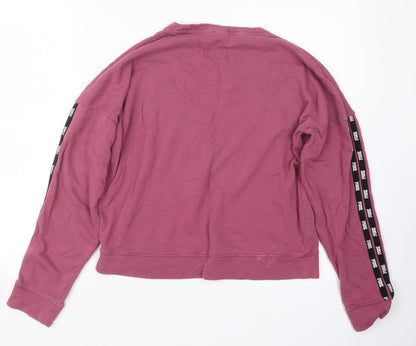 Womens UK Size XS PINK Pink Pullover Jumper