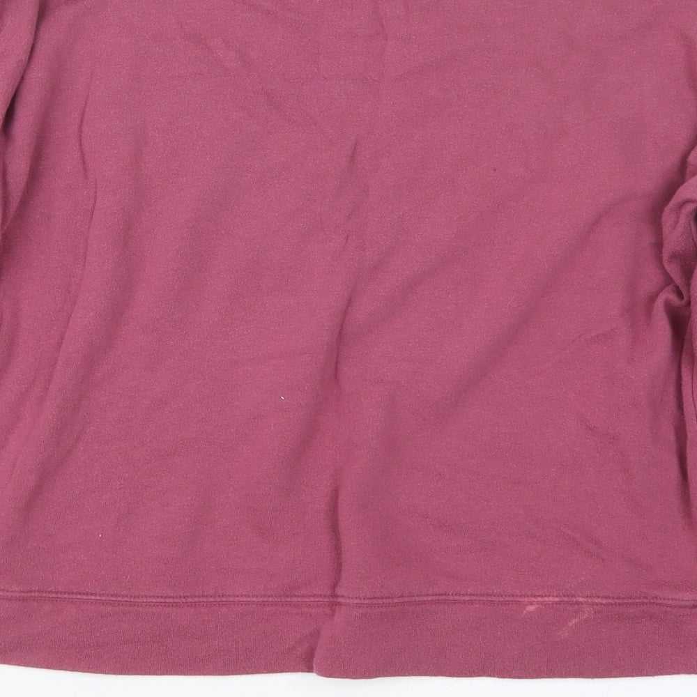 Womens UK Size XS PINK Pink Pullover Jumper