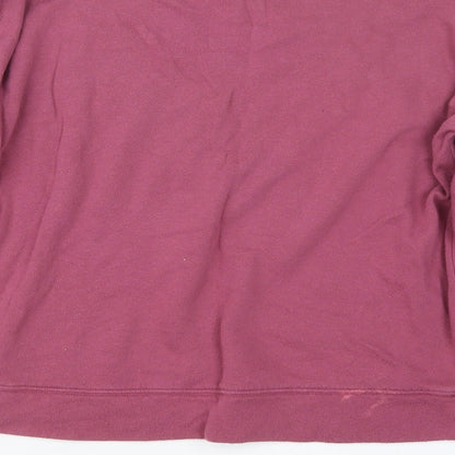 Womens UK Size XS PINK Pink Pullover Jumper