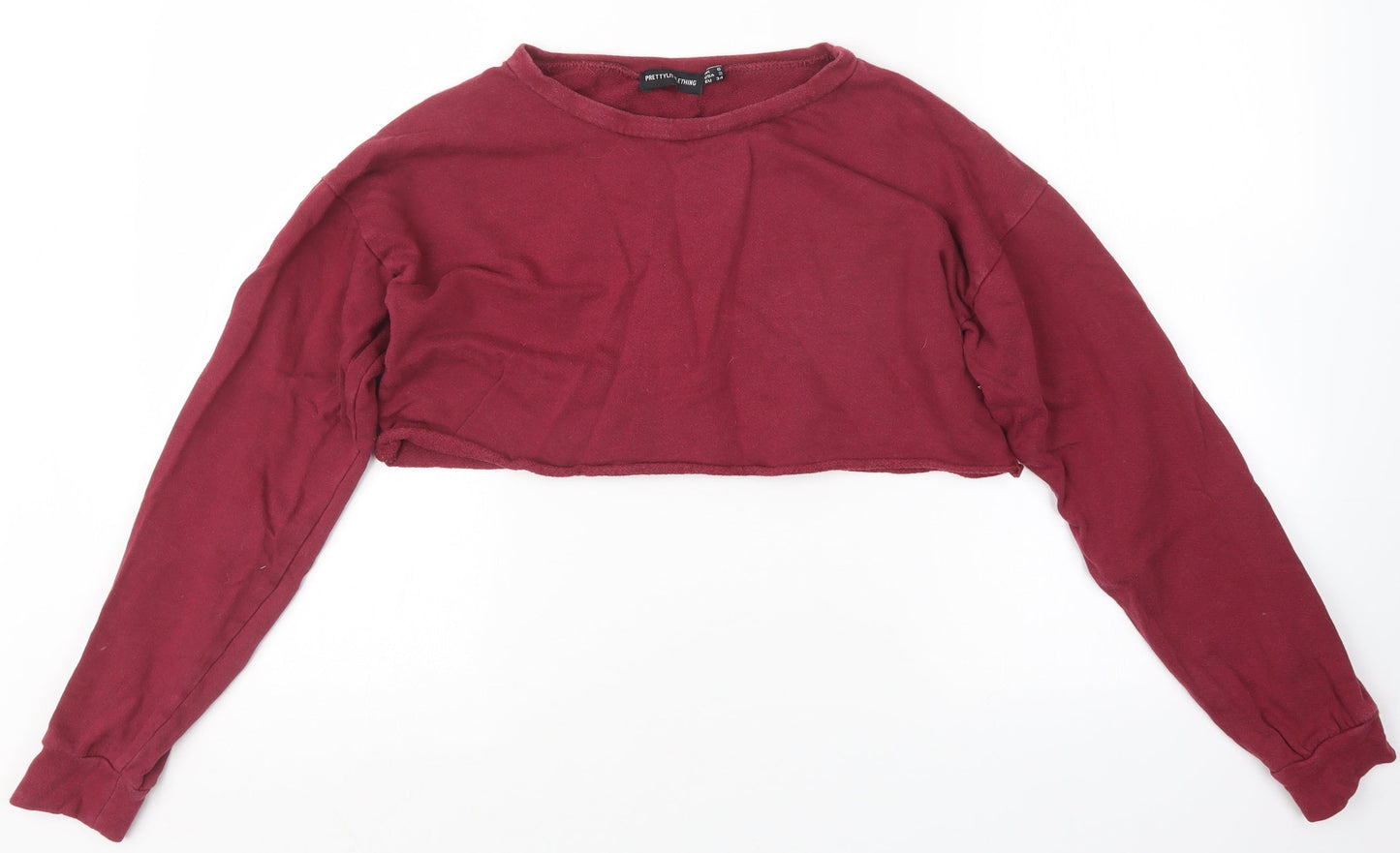 Womens UK Size 6 PRETTYLITTLETHING Red Pullover Jumper