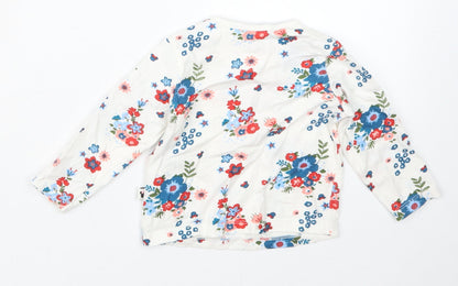 Disney Baby Girls White Floral  Basic T-Shirt Size 6-9 Months  - Minnie Mouse
