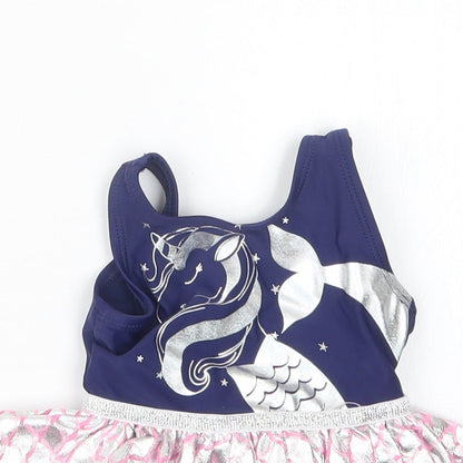 Very Girls Blue   T-Shirt Dress  Size 3-6 Months