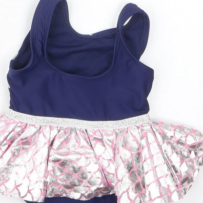 Very Girls Blue   T-Shirt Dress  Size 3-6 Months