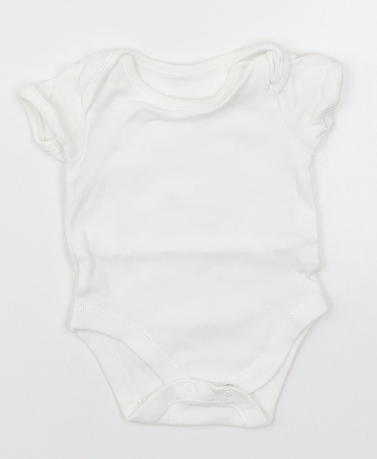 George Baby White   Babygrow One-Piece Size 0-3 Months