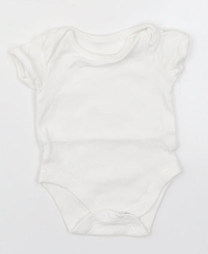 George Baby White   Babygrow One-Piece Size 0-3 Months