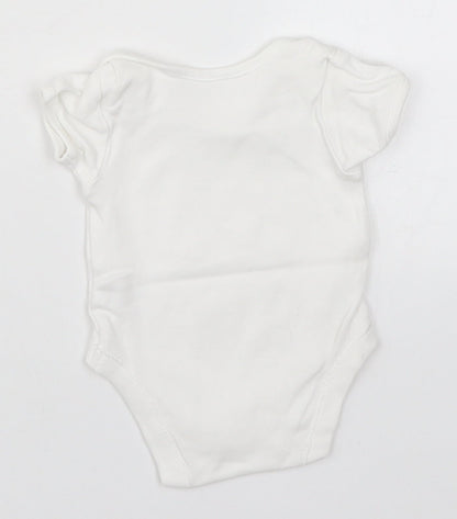 George Baby White   Babygrow One-Piece Size 0-3 Months