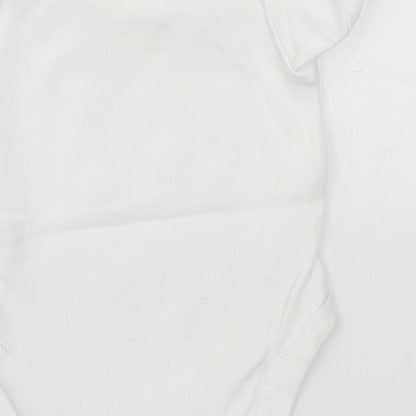 George Baby White   Babygrow One-Piece Size 0-3 Months