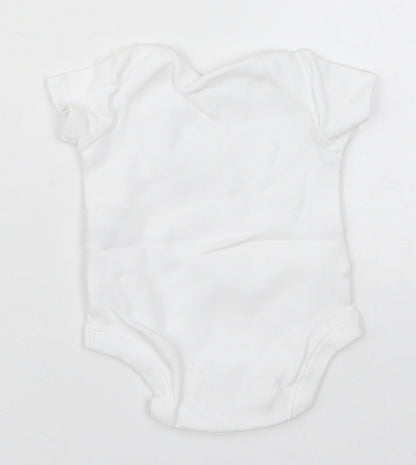 F&F Baby White   Babygrow One-Piece Size 0-3 Months