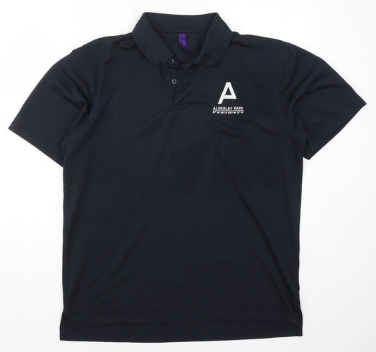 Heinbury Mens Blue    Polo Size L  - Alderly Park