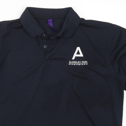 Heinbury Mens Blue    Polo Size L  - Alderly Park