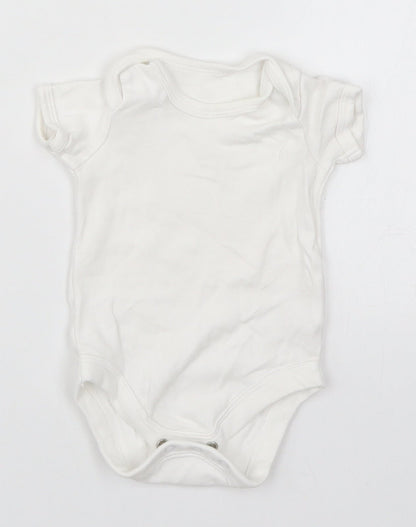 TU Baby White   Babygrow One-Piece Size 0-3 Months