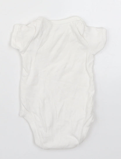 TU Baby White   Babygrow One-Piece Size 0-3 Months