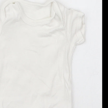 TU Baby White   Babygrow One-Piece Size 0-3 Months