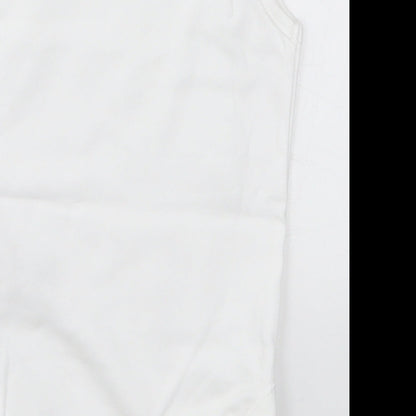 Nutmeg Baby White   Babygrow One-Piece Size 6-9 Months