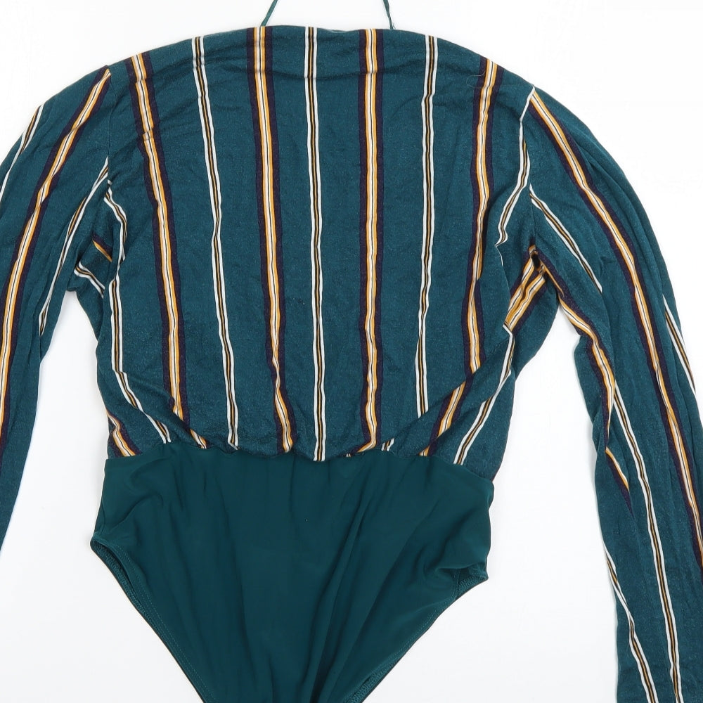 Primark Womens Multicoloured Striped  Basic Blouse Size 10