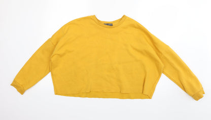 Primark Womens Yellow   Pullover Jumper Size 12