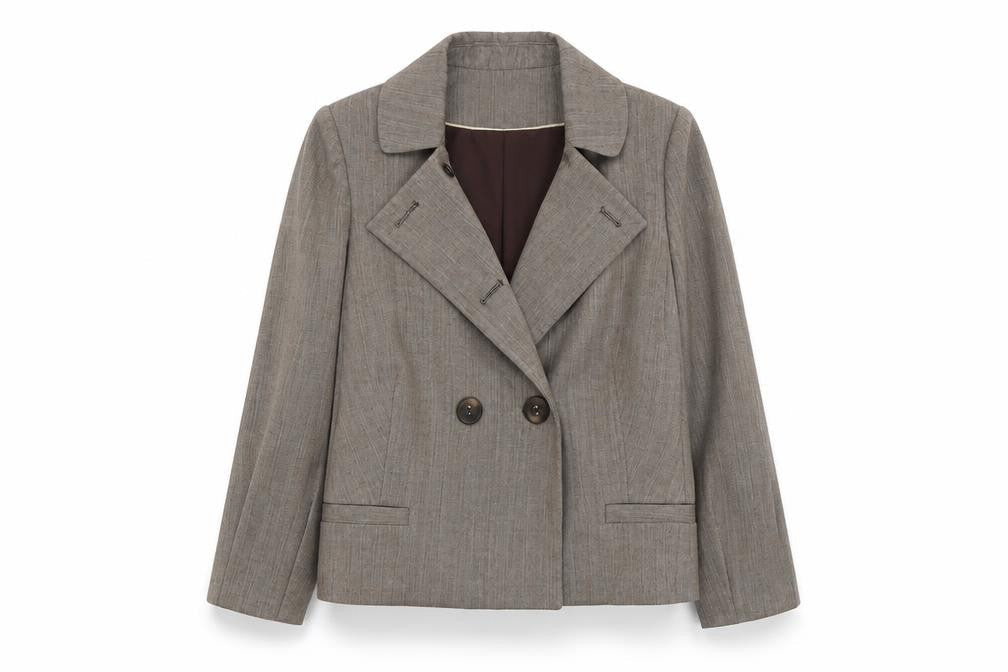 Womens UK Size 16 Marks & Spencer Brown Overcoat