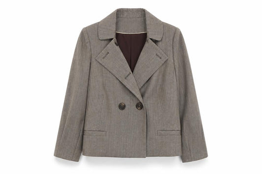 Womens UK Size 16 Marks & Spencer Brown Overcoat