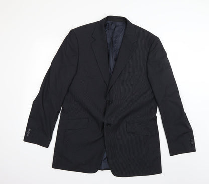 Mens UK Size L Marks and Spencer Regular Blue Suit Jacket
