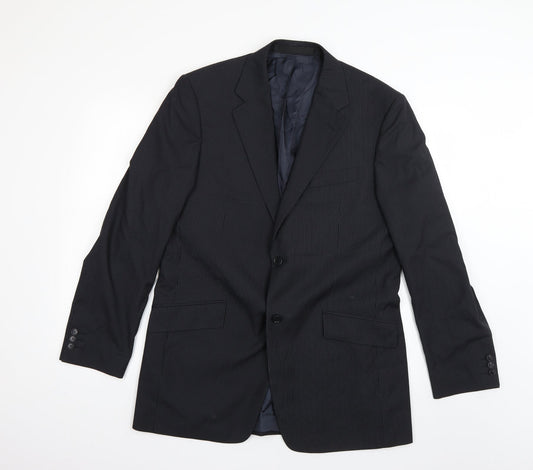 Mens UK Size L Marks and Spencer Regular Blue Suit Jacket