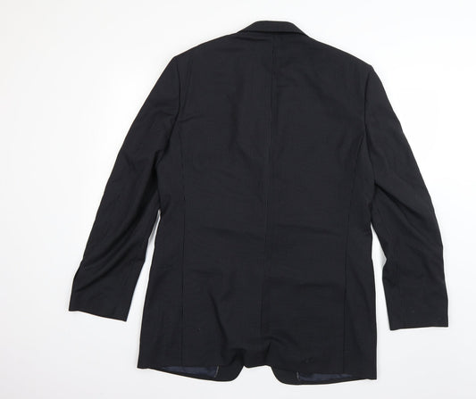 Mens UK Size L Marks and Spencer Regular Blue Suit Jacket